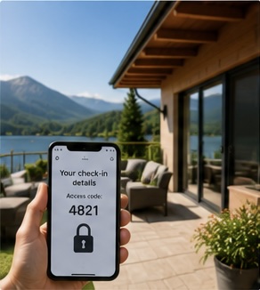 Key safe for holiday homes Airbnb and guest access in Switzerland