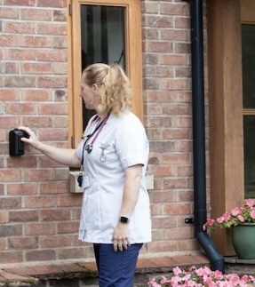 Key safe for Spitex and home care access