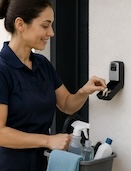 Key safe for tradespeople cleaners maintenance and service providers Switzerland
